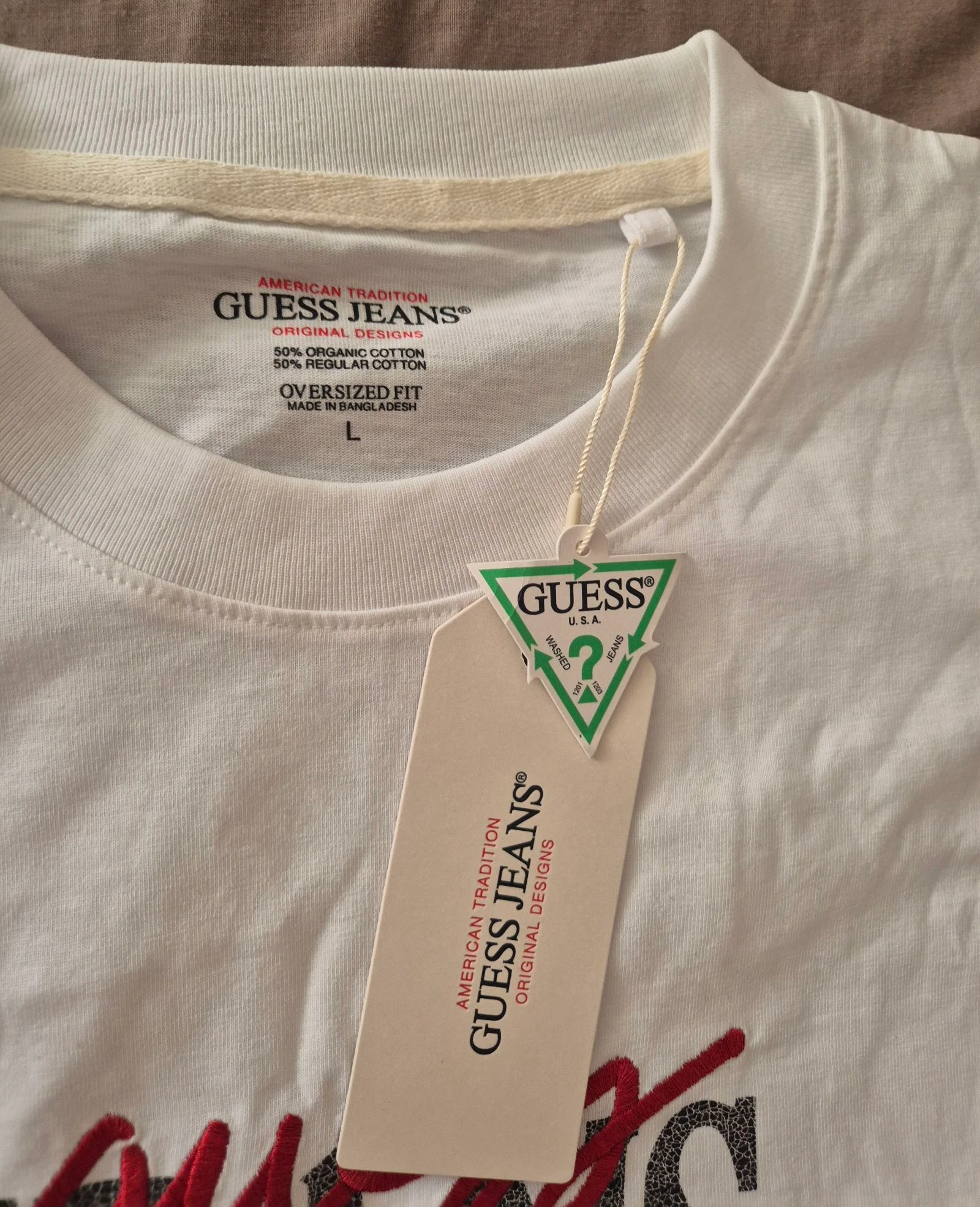 Short sleeve size L new with tag Guess Jeans T-shirt – photo 3